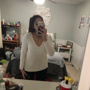 cream charlotte russe sweater